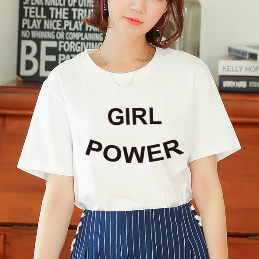 Женская Футболка harajuku с круглым вырезом и надписью|t shirt women|t women tumblrt |