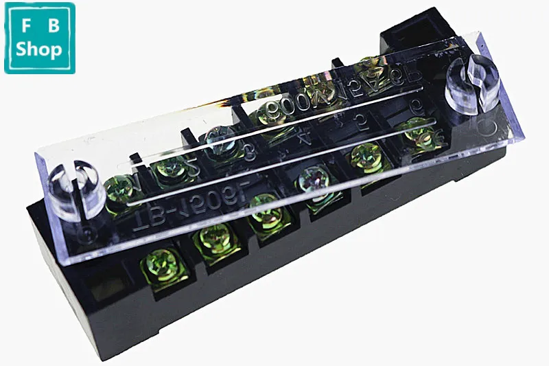 2 шт TB-1506 1506L 600V 15A 6 позиций винт Электрический Провод соединения барьер Клеммная