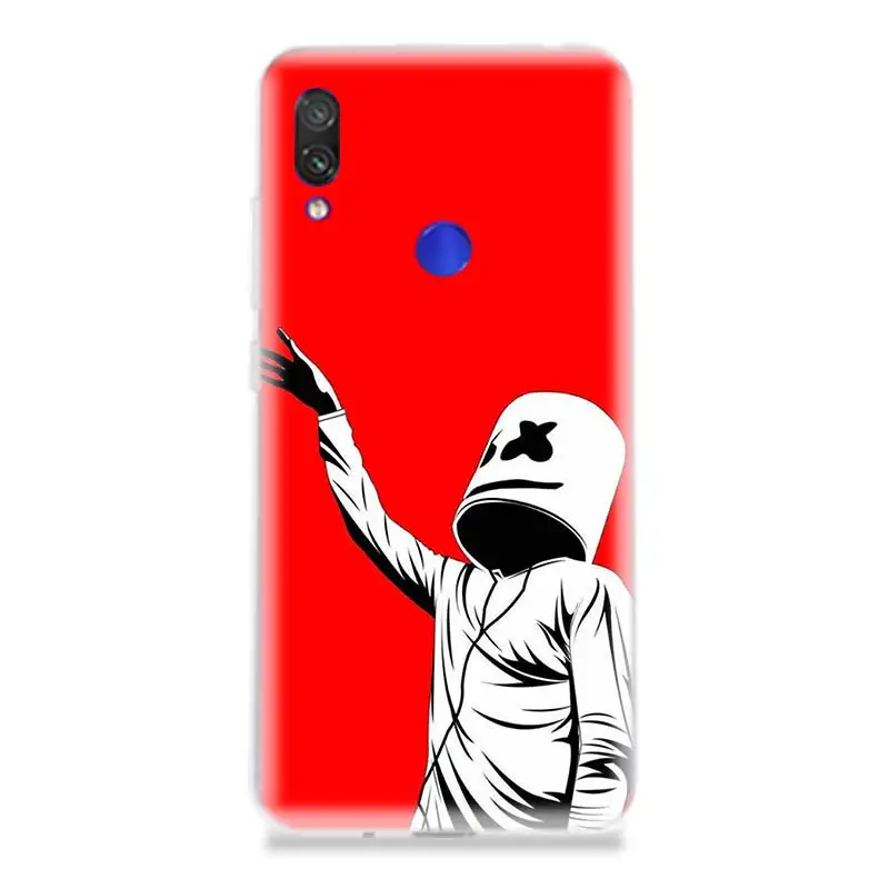 Marshmello Doctom DJ Alone TPU силиконовый чехол для телефона Xiaomi Redmi 4 4A 4X5 5A 6 6A 7 Pro