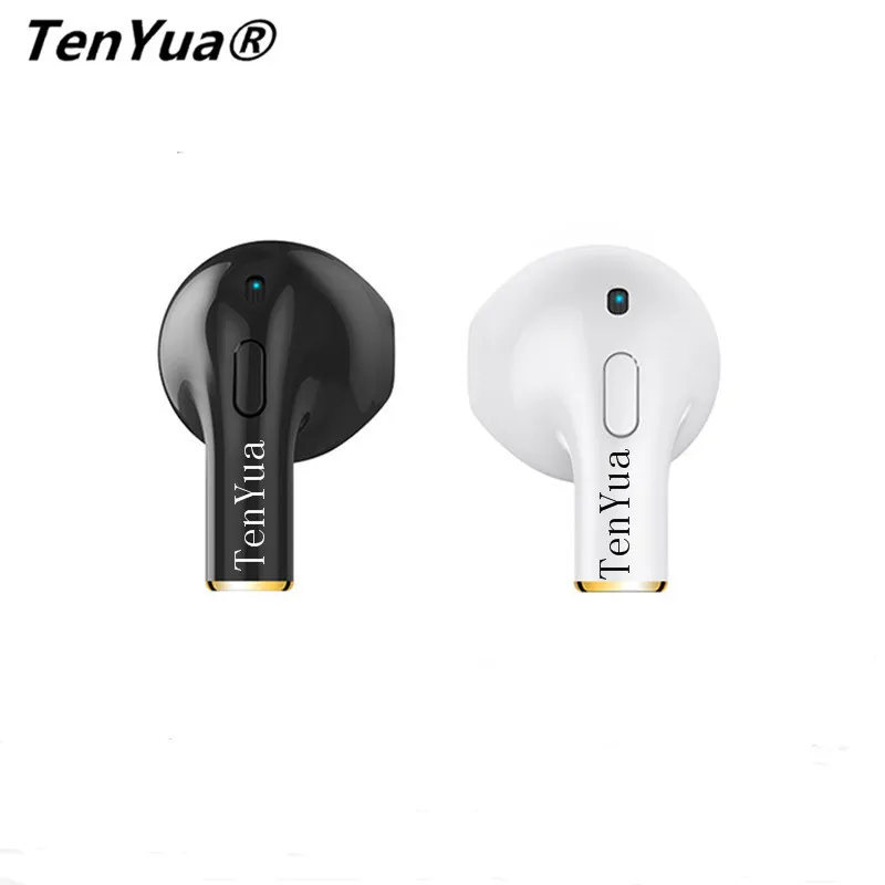 Миниатюрная Bluetooth-гарнитура TenYua V4.2 стереонаушники-вкладыши невидимые
