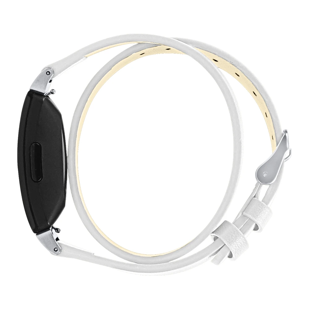 Hero Iand Оригинальные кожаные Наручные Браслеты Для Fitbit Inspire/Inspire Hr полосы двойной обёртки Кожаный Браслет для Fitbit Inspire ремешок
