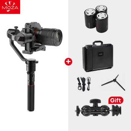 A Only MOZA Aircross MOZA Aircross 3 оси ручной Gimbal стабилизатор до 1,8 кг DSLR беззеркальных Камера S ony A6000 RX100 A7 серии Пана GH5 GH4 - Цвет: A Only MOZA Aircross