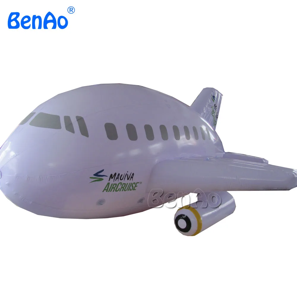 AO191 сумасшедшая цена ПВХ 4 м длинный надувной самолет/Самолет/blimp/zeppelin с хвостом и