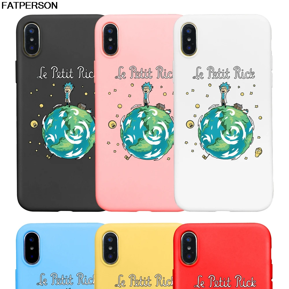 Милый чехол для телефона Rick marty Pickle для iphone 8, 7, 6, 6s Plus, 5S, SE, разноцветный мягкий чехол для телефона из ТПУ для iphone X, XS, XSMAX, XR, чехол