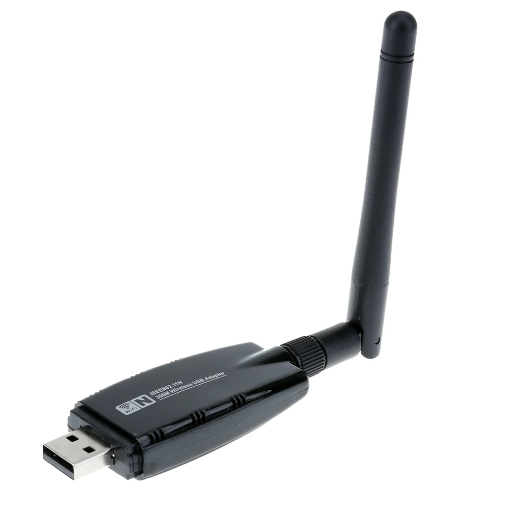 300 Мбит/с беспроводная сетевая карта 802.11n/g/b WiFii адаптер USB Wi-Fi приемник 5dbi антенна ключ доступа для локальной сети для настольного ноутбука