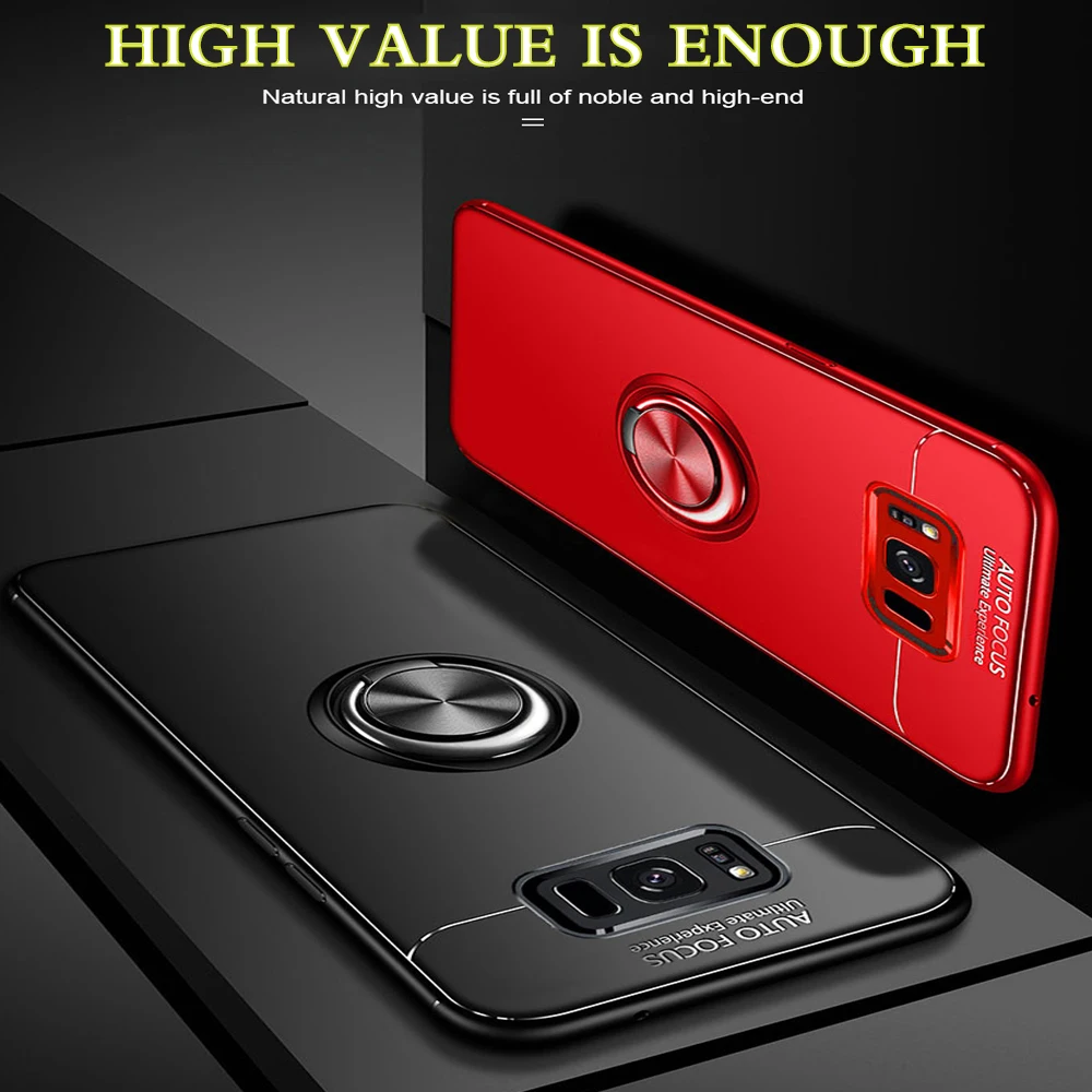 Ring Case For Huawei P30 Pro Lite Silicone Cover mate 20X 20 Magnetic Y7 Prime 2019 P Smart Shell |