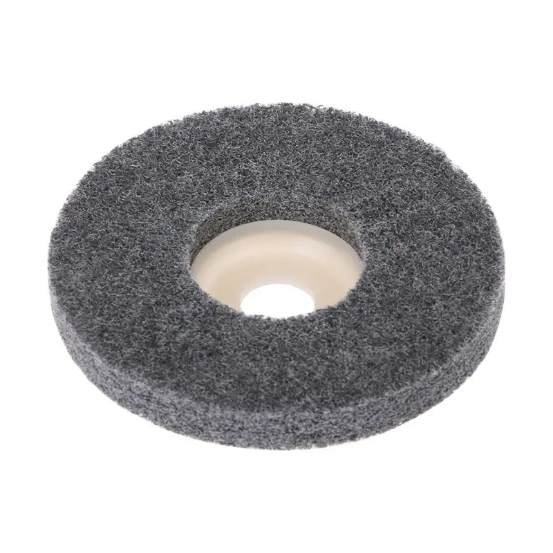 100mm Gray 100 мм нейлоновое волокно полировальный круг шлифовальный диск абразивные инструменты материалы поверхностное украшение для углового шлифовального станка - Наружный диаметр: 100mm Gray