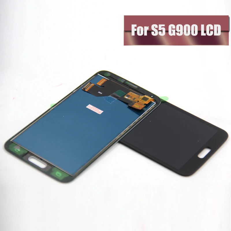 ЖК дисплей с сенсорным экраном и дигитайзером в сборе совместимый Samsung Galaxy S5 G900