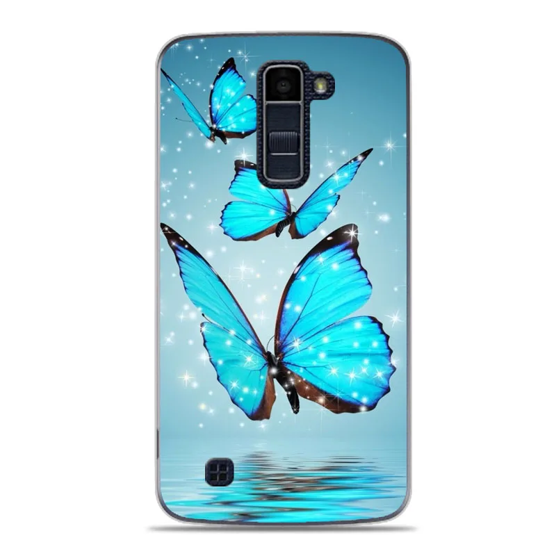 Geruide Мягкий силиконовый чехол для LG K10 K 10 чехол, мультфильм живопись мягкая ТПУ Телефон обложка чехол для LGK10 чехол для телефона чехол