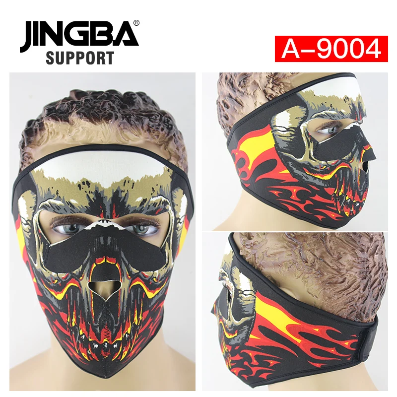 JINGBA поддержка новый список камуфляж полное лицо тактика маска Facemask Хэллоуин