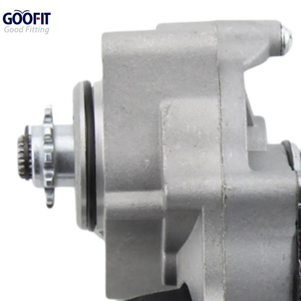 Электрический стартер GOOFIT 12 Зубцов китайский топ крепление двигателя для 50cc 70cc