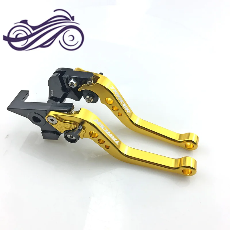 Короткие рычаги сцепления для мотоцикла с ЧПУ YAMAHA MT 09 MT09 MT-09 07 TRACER 2018 бесплатная