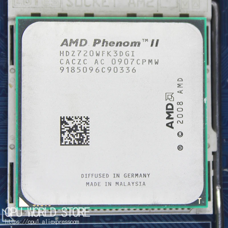 Трехъядерный процессор AMD Phenom II X3 720 2 8 ГГц/6 МБ/95 Вт/2000 ГГц разъем am3 am2 + 938 pin|cpu