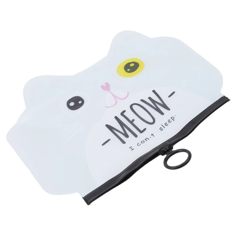 Повседневные прозрачные косметички в виде кота ПВХ органайзер для путешествий