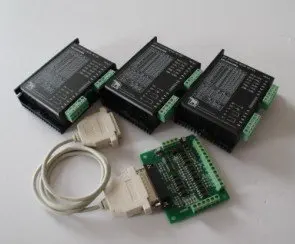 3 осевой комплект управления с ЧПУ hgreat для драйвера шагового двигателя Wantai DQ542MA