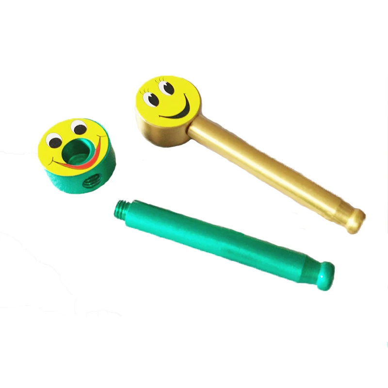 Lollipop металлическая трубка портативная креативная курительная смайлик табачные