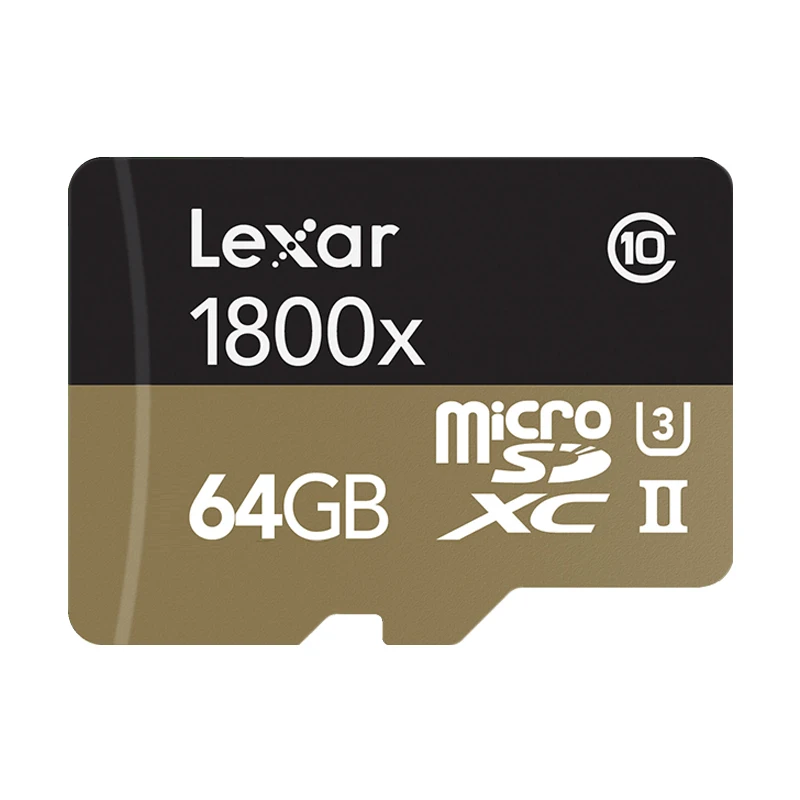 Lexar Micro SD карта 1800x microsd 64 ГБ 32 ГБ 270 МБ/с./с sdxc U3 cartao de memoria класс 10 Флэш-память tf/sd карта для смартфонов