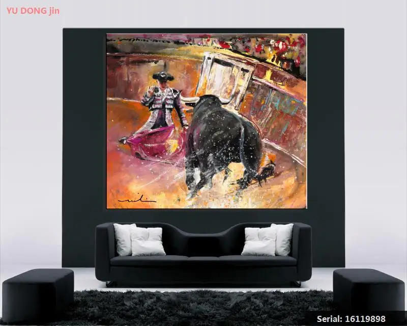 Прийти Если Вы Смеете Пейзажной Живописи Абстрактный Спрей Без Рамы Холст