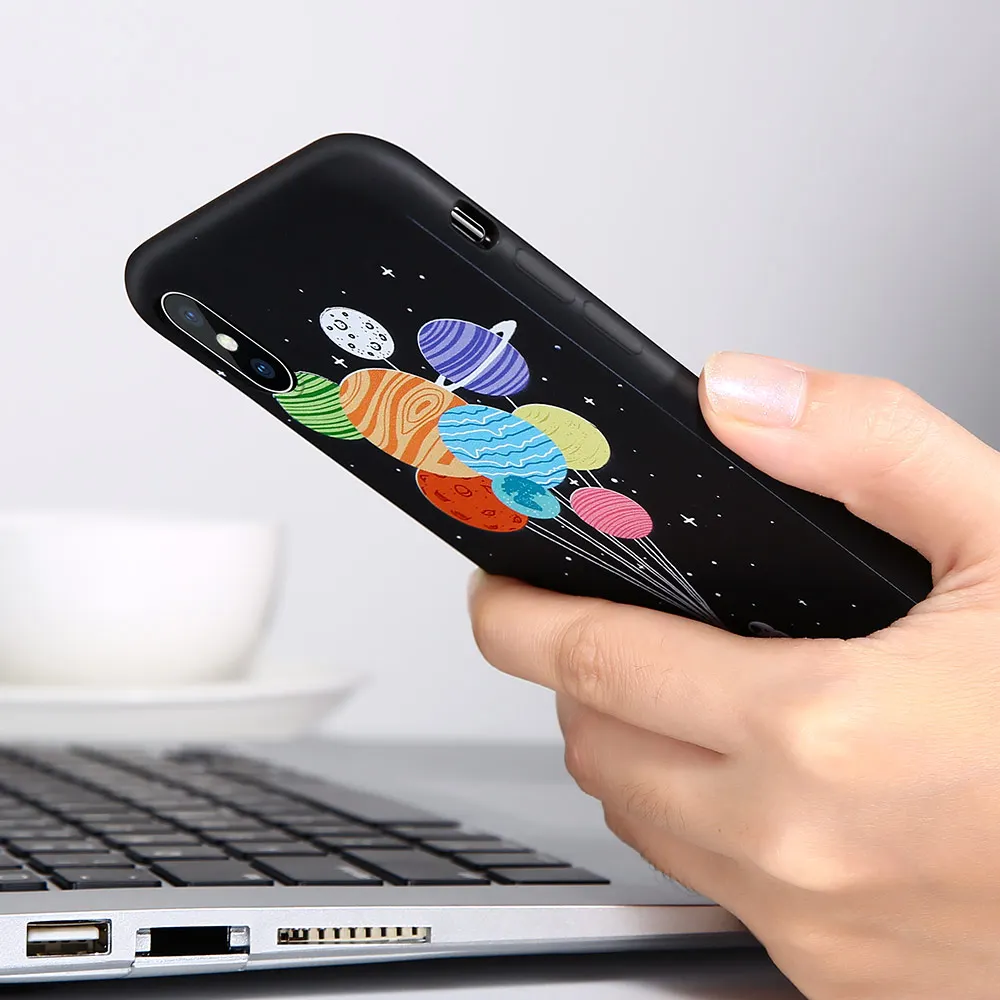 Чехол для телефона KISSCASE SPACE Xiaomi Redmi Note 4 4X 6Pro 7 5X (A1) F1 6X 9 Мягкий чехол из ТПУ Для 8 SE Lite