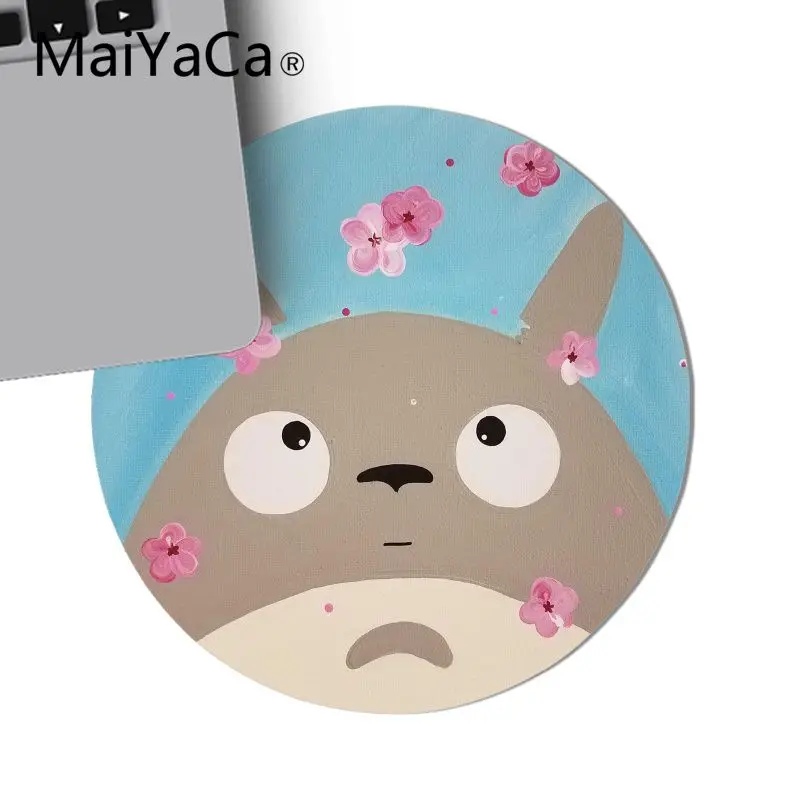 MaiYaCa дизайн МИЛЫЙ Тоторо уникальный настольный коврик игровой коврик для мыши Аниме резиновый ПК компьютерный игровой коврик для мыши как рождественский подарок