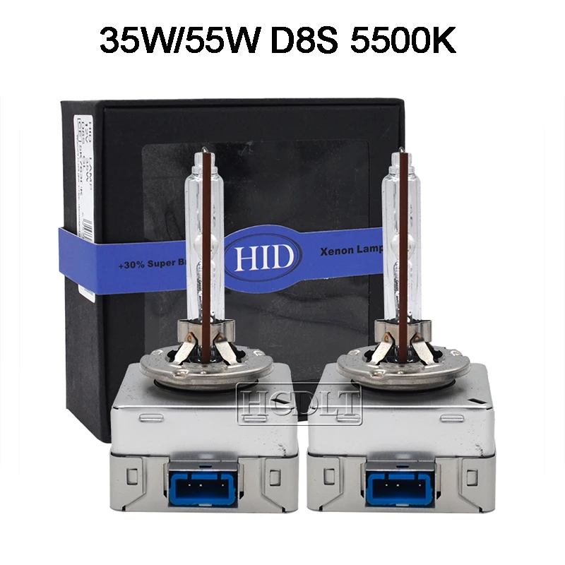 HCDLT 35 Вт 55 5500 к D8S автомобильный ксеноновый комплект HID 12 В балласт сменный