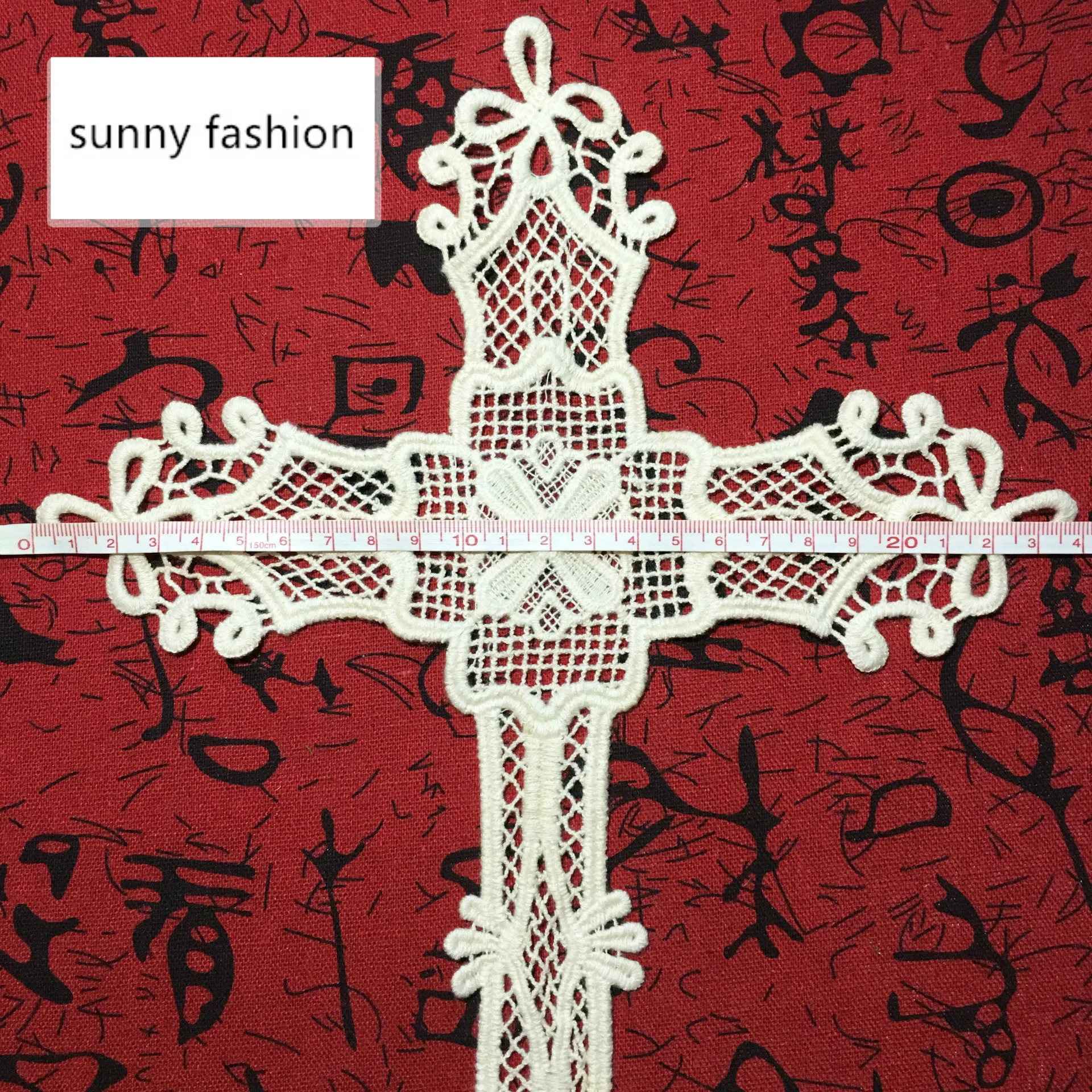 Водорастворимые кружева вышивка воротник хлопок нить крестом | Дом и сад