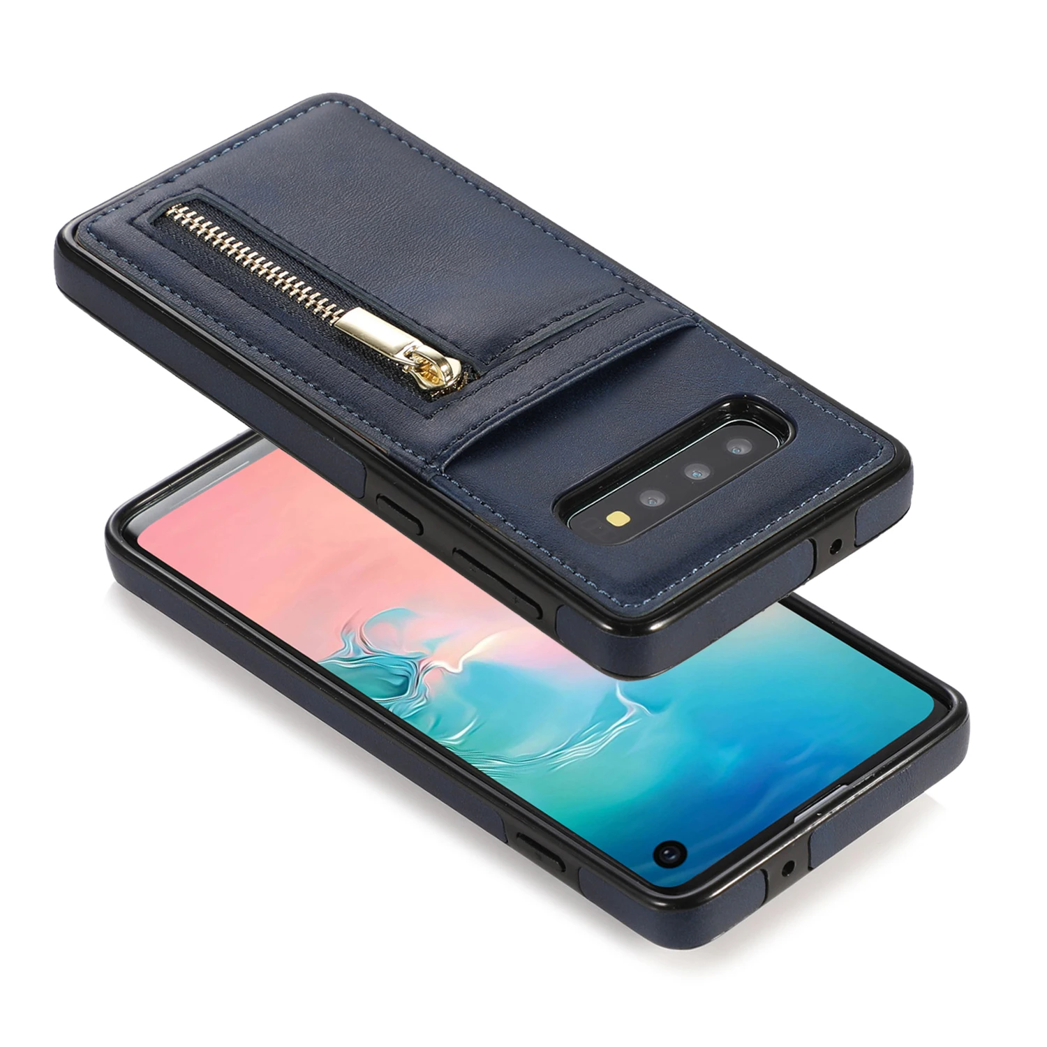 Чехол для Samsung Galaxy S10 S9 S8 Plus S7 кожаный чехол-кошелек с отделением кредитных карт