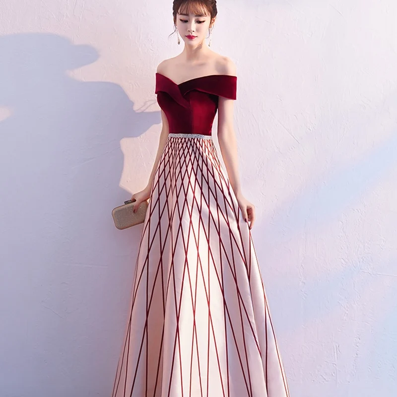 Платье для свадьбы 2019 Vestidos с открытыми плечами Элегантное Длинное платье