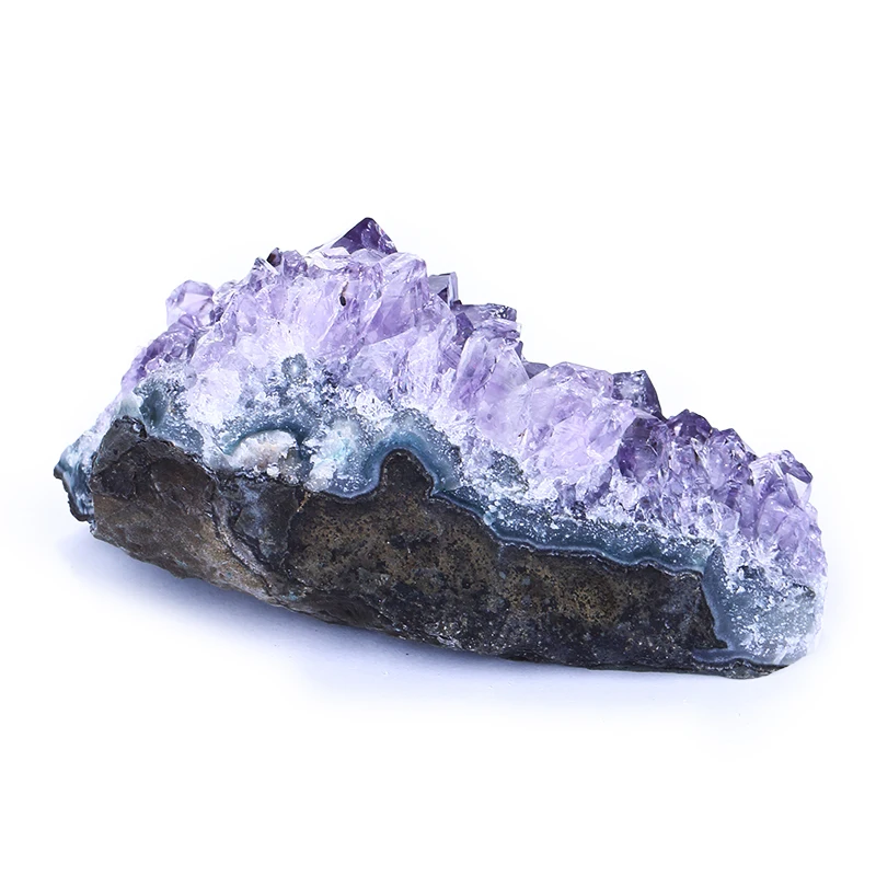 

Natural Druzy Amethyst Gemstonne Mineral Spicemen 42x33x41mm,113.9g