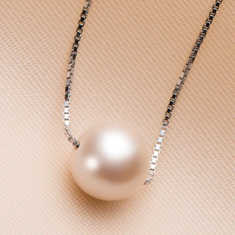 BSL Интернет магазин модное простое натуральное жемчужное ожерелье с цепочкой из
