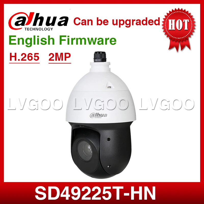 Купольная сетевая камера Dahua SD49225T HN 2 МП PTZ IR100M H.265 IP66 поддержка PoE + обновленная
