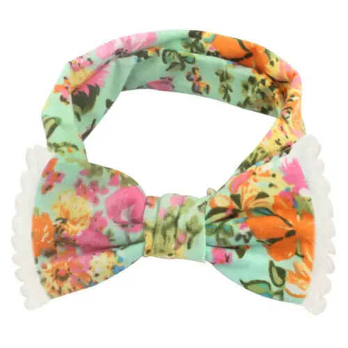 

Baby Toddler Girls Kids Bunny Rabbit Bow Knot Turban Headband Hair Band Headwrap