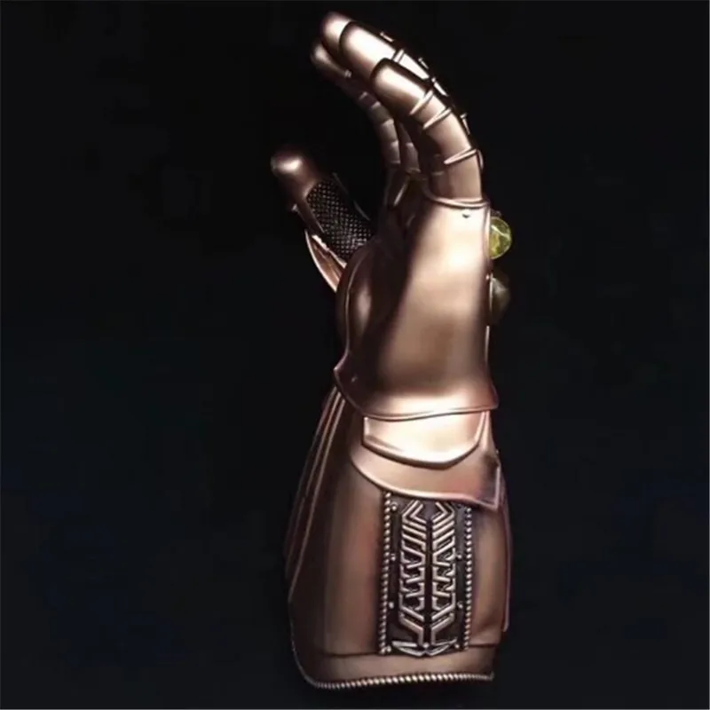 Бесконечная война перчатку с светодиодный ПВХ перчатки для Хэллоуина Косплэй