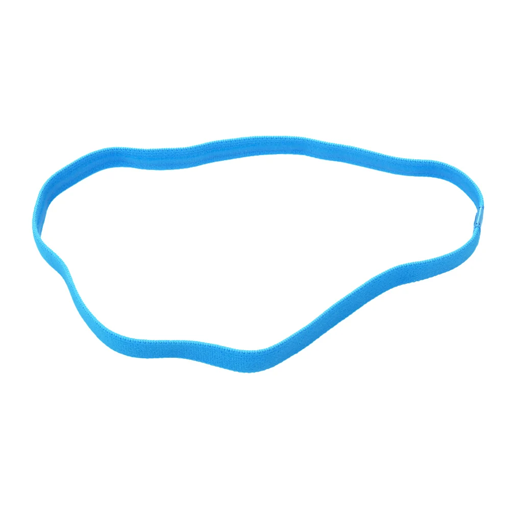 mud blue Новинка, яркие цвета, противоскользящая Спортивная эластичная повязка на голову, Софтбол, Футбольная лента для волос при занятиях йогой, женские, девичьи аксессуары для волос, повязка# H1017 - Цвет: mud blue