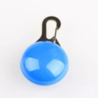 circle blue Светодиод для домашних собак светильник кулон Ночная ходьба Безопасность Собака Кошка Ошейник Шарм щенок ожерелье с котенком светящийся мигающий светильник товары для животных - Цвет: circle blue