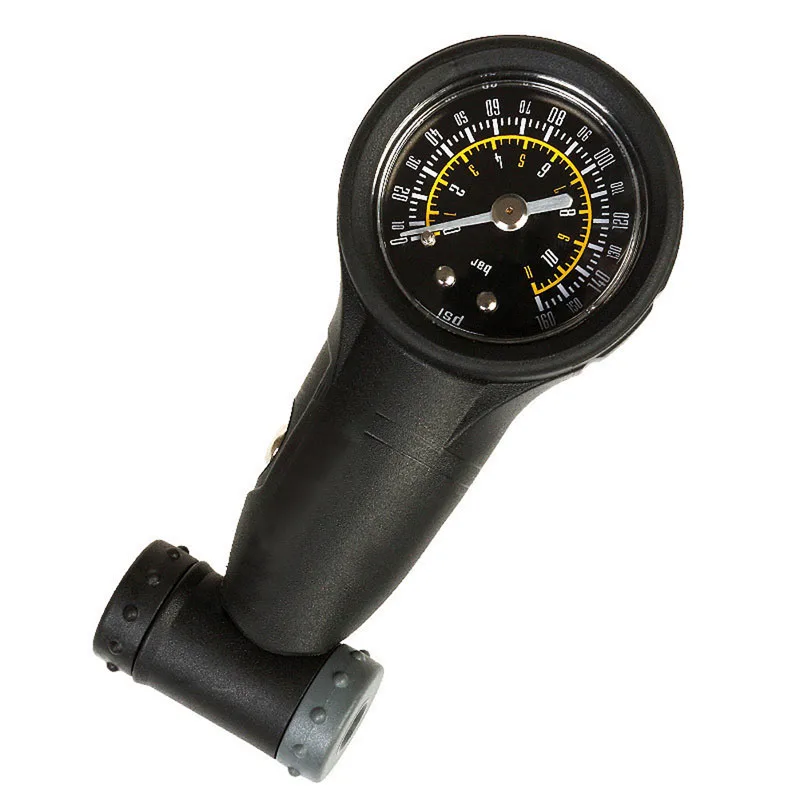 Велосипедное Сиденье датчик давления воздуха 160Psi манометр для Presta/Schrader Клапан