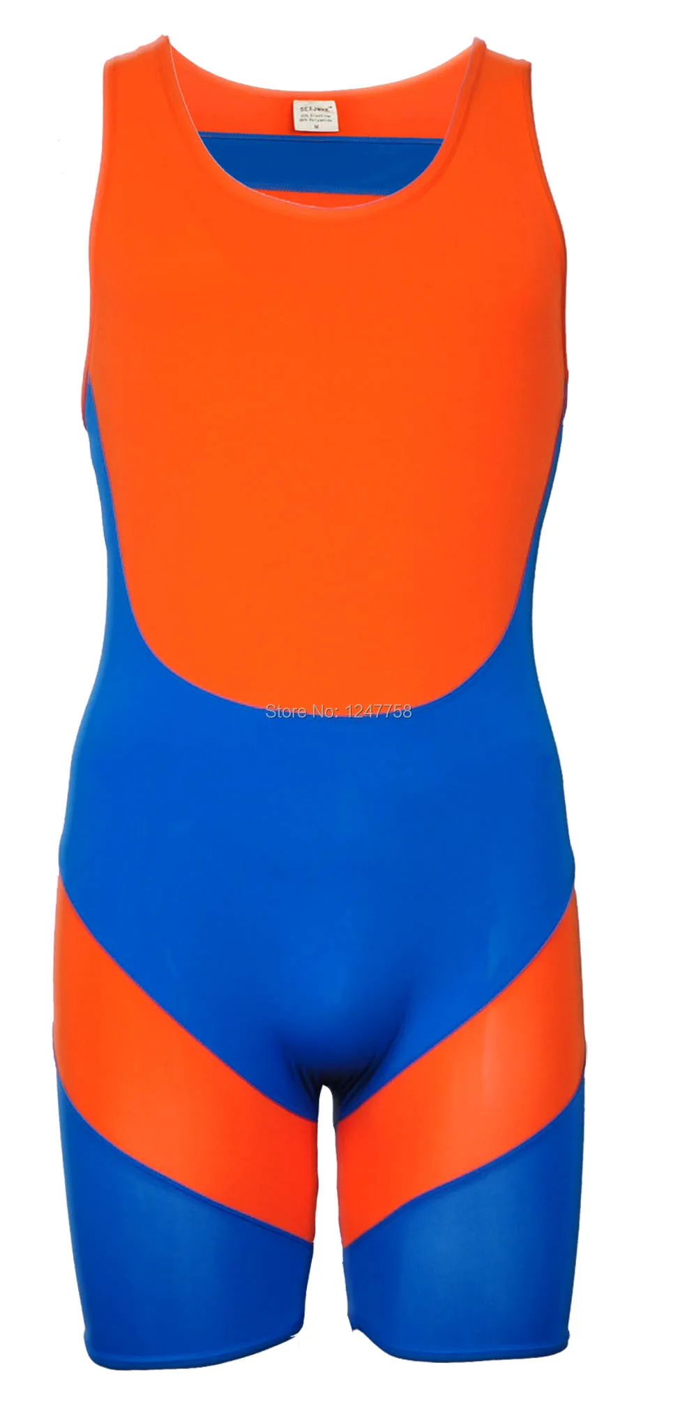 Купальник для фитнеса Hot Man's Leotard цельнокроеный жилет вольной борьбы|fitness