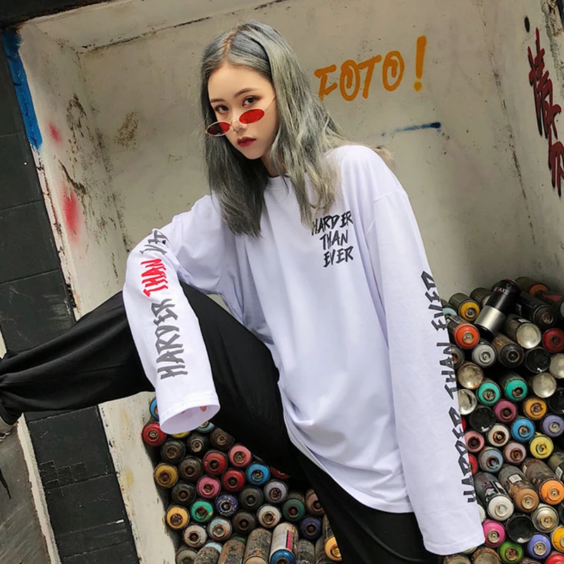 Футболка YouGeMan женская одежда Весенняя Корейская уличная Ulzzang Harajuku футболка с