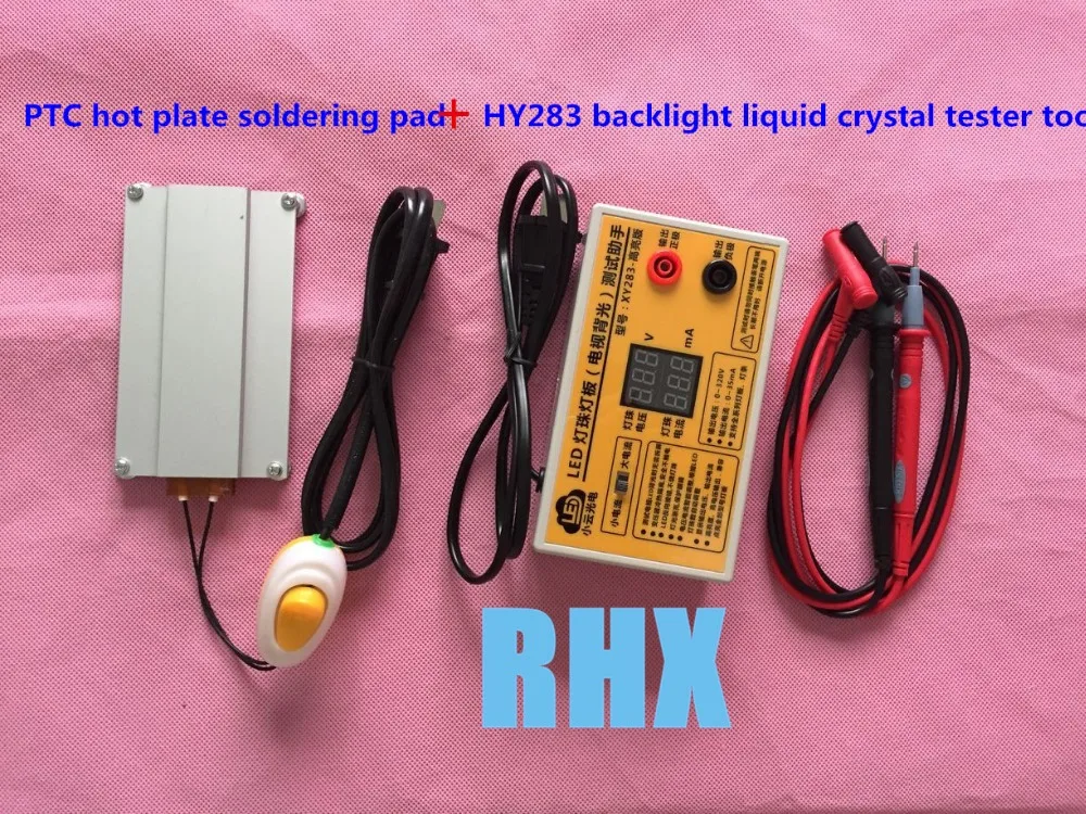 PTC термопластина коврик паяльный + XY283 Led подсветка тестер высокой мощности ЖК ТВ
