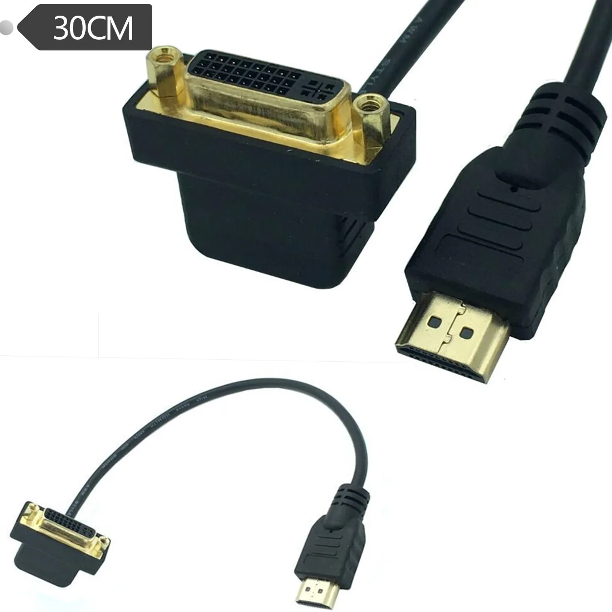 HD линии к DVI революция DVI24 + 5 Женский Локоть компьютер с ТВ 0 3 м|Соединители| |
