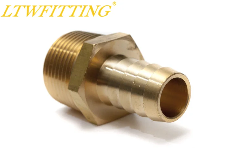 

LTWFITTING Brass Barb Fitting Coupler / Connector 5/8" Hose ID x 3/4" Male NPT