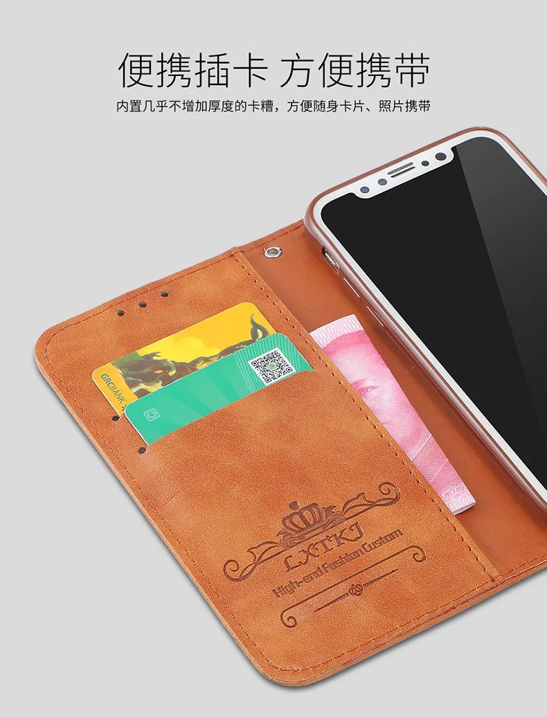 Роскошный кожаный чехол-книжка с подставкой для samsung Galaxy S9/s8/s7/s6/s5 s9plus s8plus s7plus s6edge S6 edge plus Note8 5 Fundas