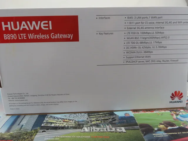 Wi Fi роутер HUAWEI 4G разблокированный CAT4 LTE CPE беспроводной шлюз с портом Lan бесплатная