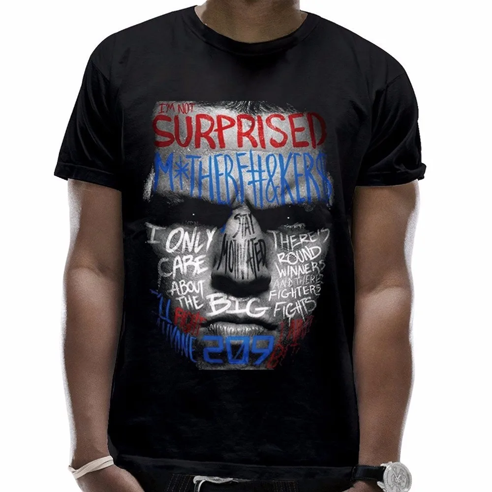 Семейные футболки повседневные Конор Макгрегор получает Rematch против Нейт Диас