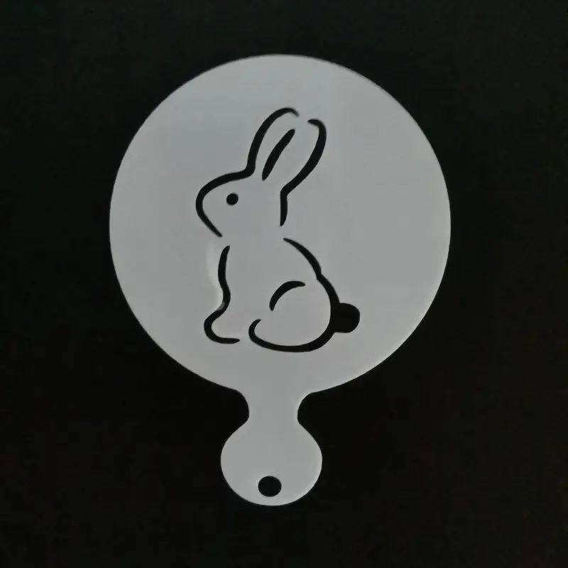 4 шт. Пасхальный кофе латте капучино Бариста трафареты пластиковый торт кекс