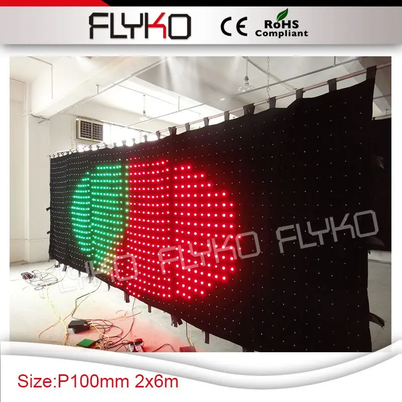 Бесплатная доставка производит фарфор этап используется 2x6 м светодиодный