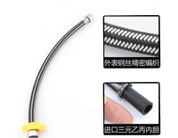customize 306080cm stainless steel toilet plumbing hose cold hot water inlet pipe water heater double head screw hoses pipe