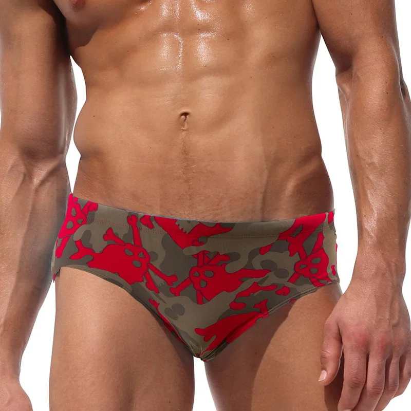 Для мужчин Плавание одежда ming бикини Шорты Drawstring боксер Мужские для купания