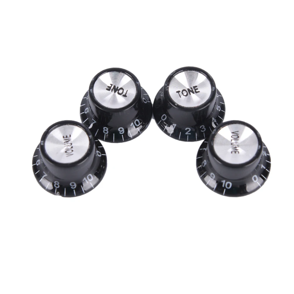 Черный Громкий тон Топ Циферблат гитарный скоростной звонок ручка управления