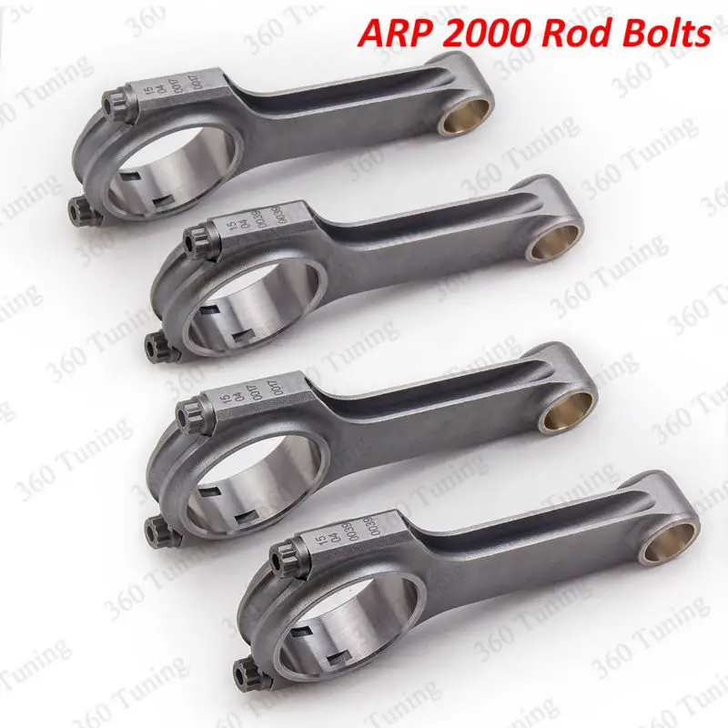 H beam conrods для Mitsubishi Mirage 1.8L 4G93 шатуны выстрел боек пространство 19 мм Pin ARP2000 Болты 133.5